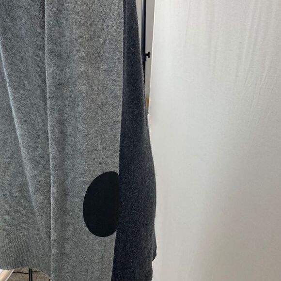 J Crew Two-Tone Grey Wool Sweater - Picture 5 of 6